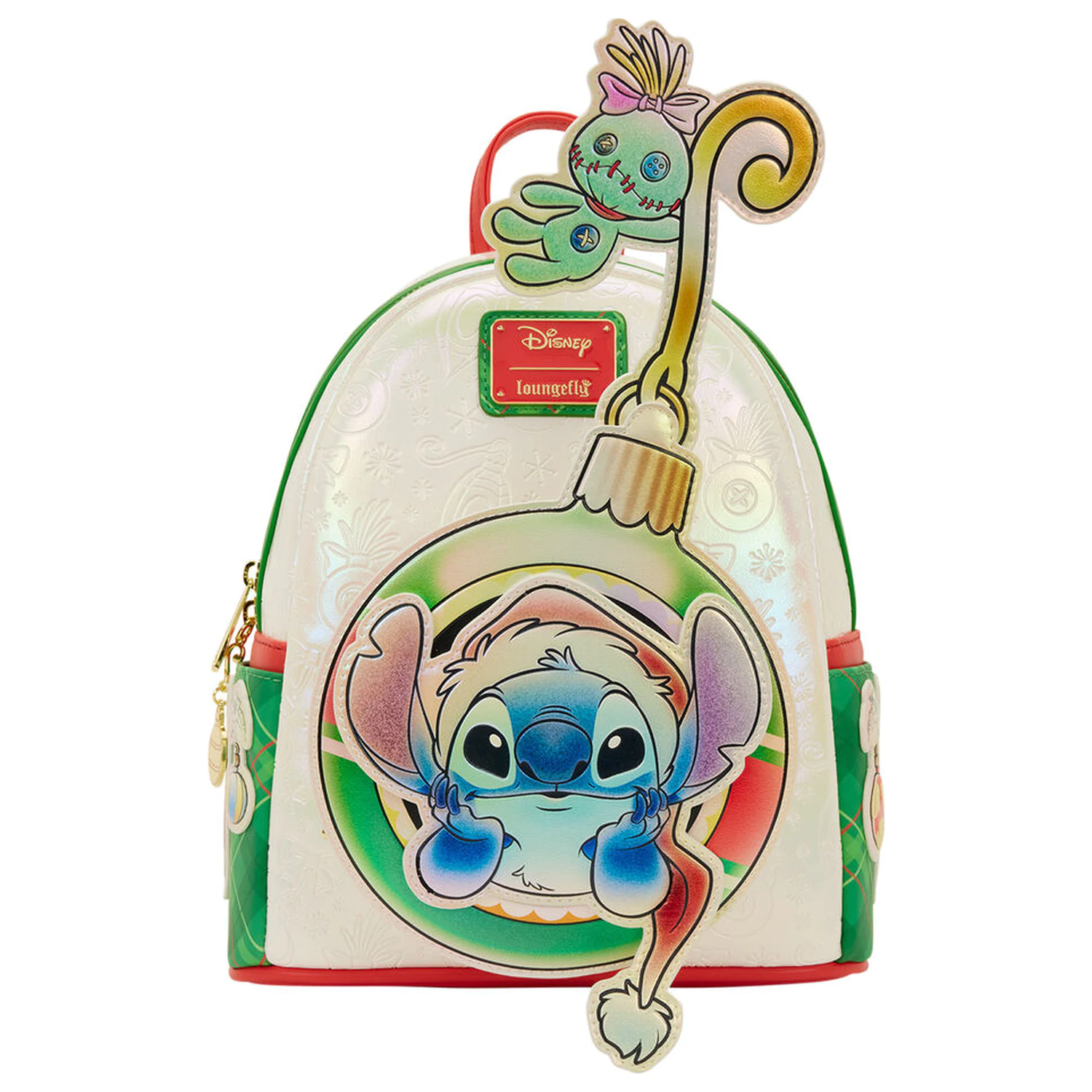 Loungefly Disney Stitch Holiday nahrbtnik 26 cm fotografija izdelka