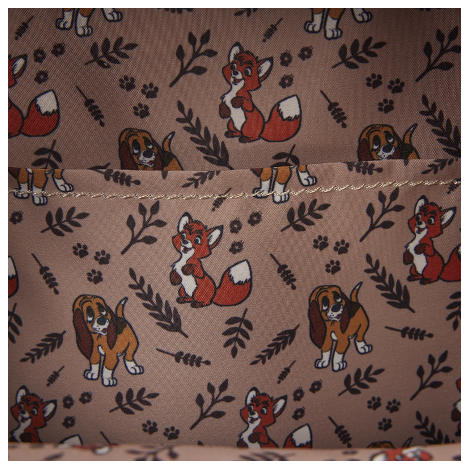 Loungefly Disney The Fox and the Hound nahrbtnik 26 cm fotografija izdelka