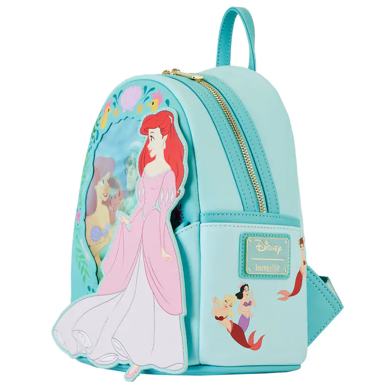 Loungefly Disney The Little Mermaid Ariel Princess Lenticular nahrbtnik 26 cm fotografija izdelka