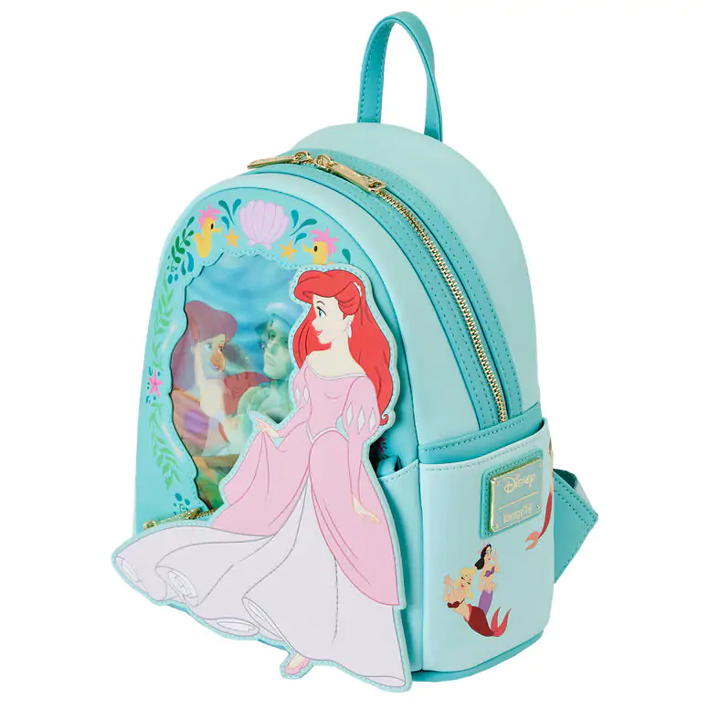 Loungefly Disney The Little Mermaid Ariel Princess Lenticular nahrbtnik 26 cm fotografija izdelka