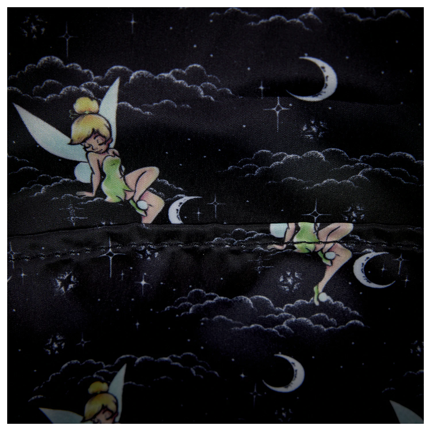 Loungefly Disney Tinker Bell Pixie Dust žametni nahrbtnik 26 cm fotografija izdelka