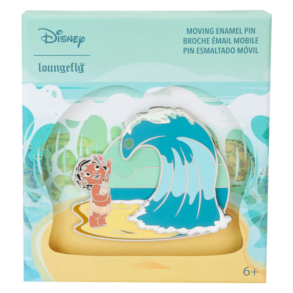 Loungefly Disney Vaiana Moana Ocean Waves značka fotografija izdelka