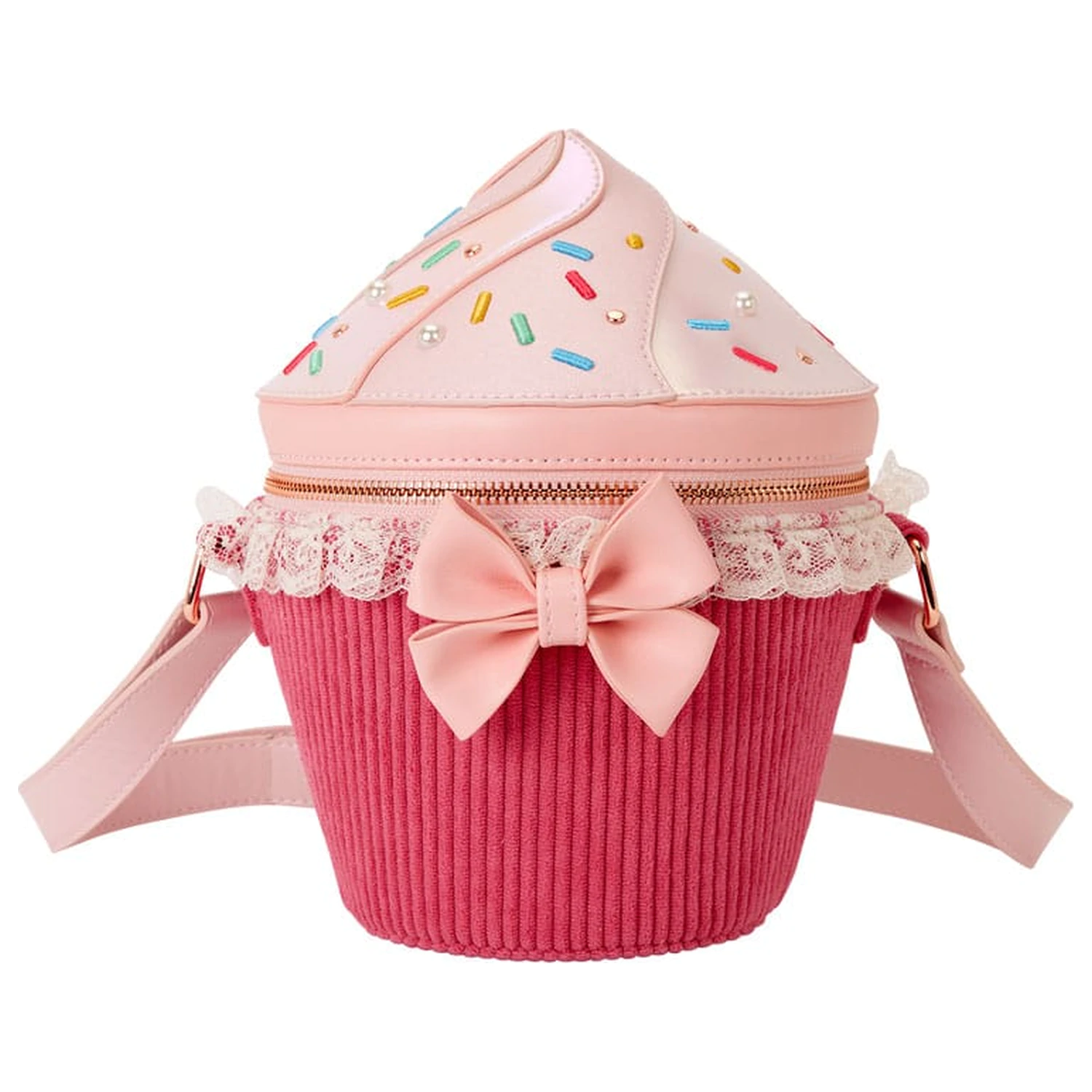 Loungefly torba čez telo v obliki Cupcake fotografija izdelka