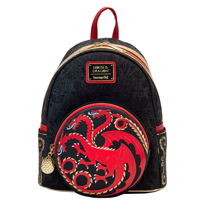 Loungefly Game of Thrones House of the Dragon Targaryen nahrbtnik 26 cm fotografija izdelka