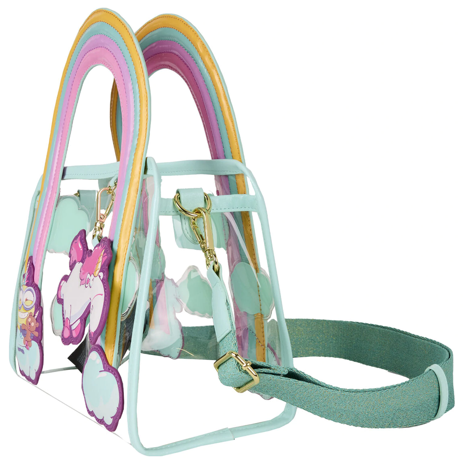 Loungefly Minions Fluffy Unicorn torba za čez ramo fotografija izdelka