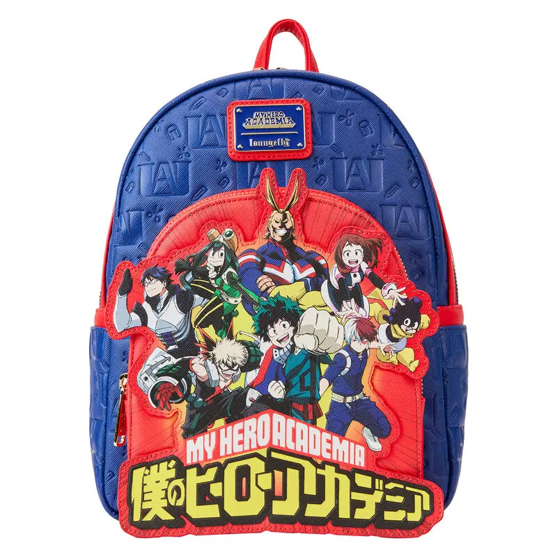 Loungefly My Hero Academia Group reliefni logotip nahrbtnik 26 cm fotografija izdelka