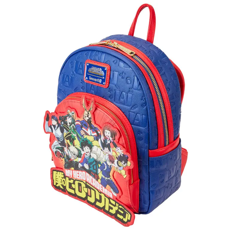 Loungefly My Hero Academia Group reliefni logotip nahrbtnik 26 cm fotografija izdelka