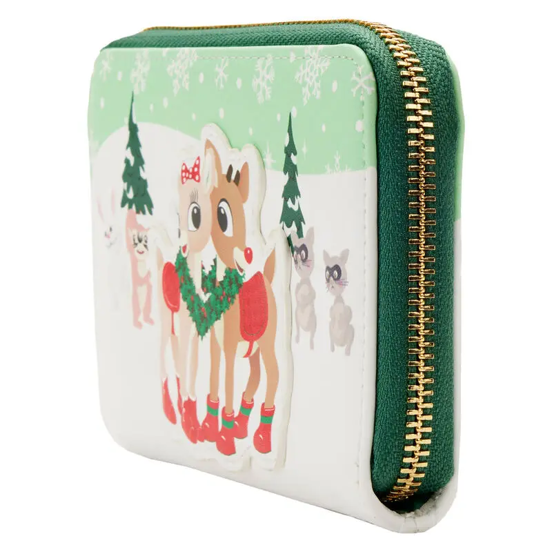 Loungefly Rudolph the Red-Nosed Reindeer Merry Couple denarnica fotografija izdelka