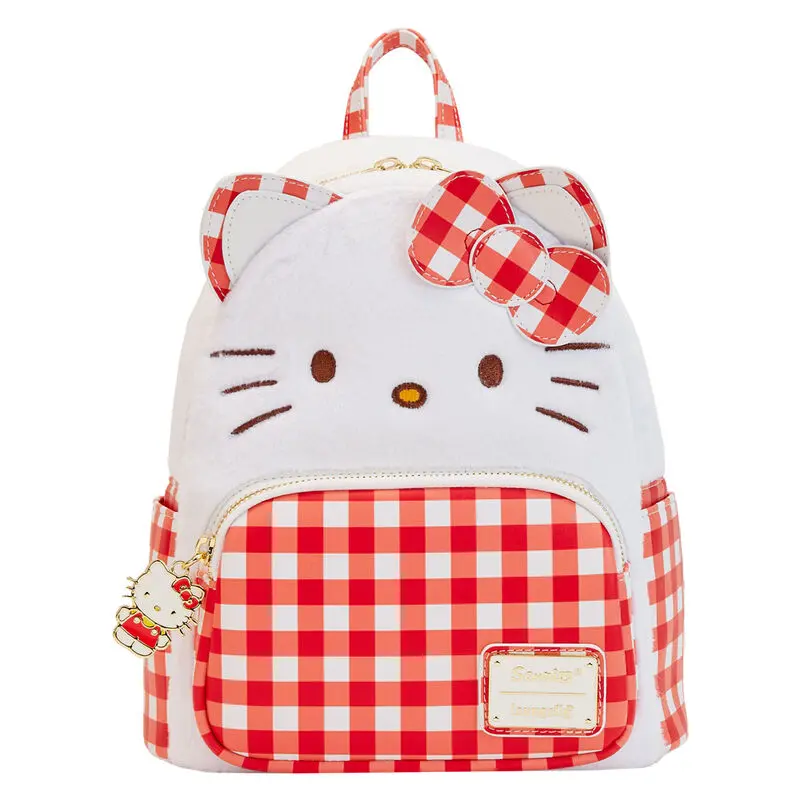 Loungefly Sanrio Hello Kitty Gingham nahrbtnik 26 cm fotografija izdelka