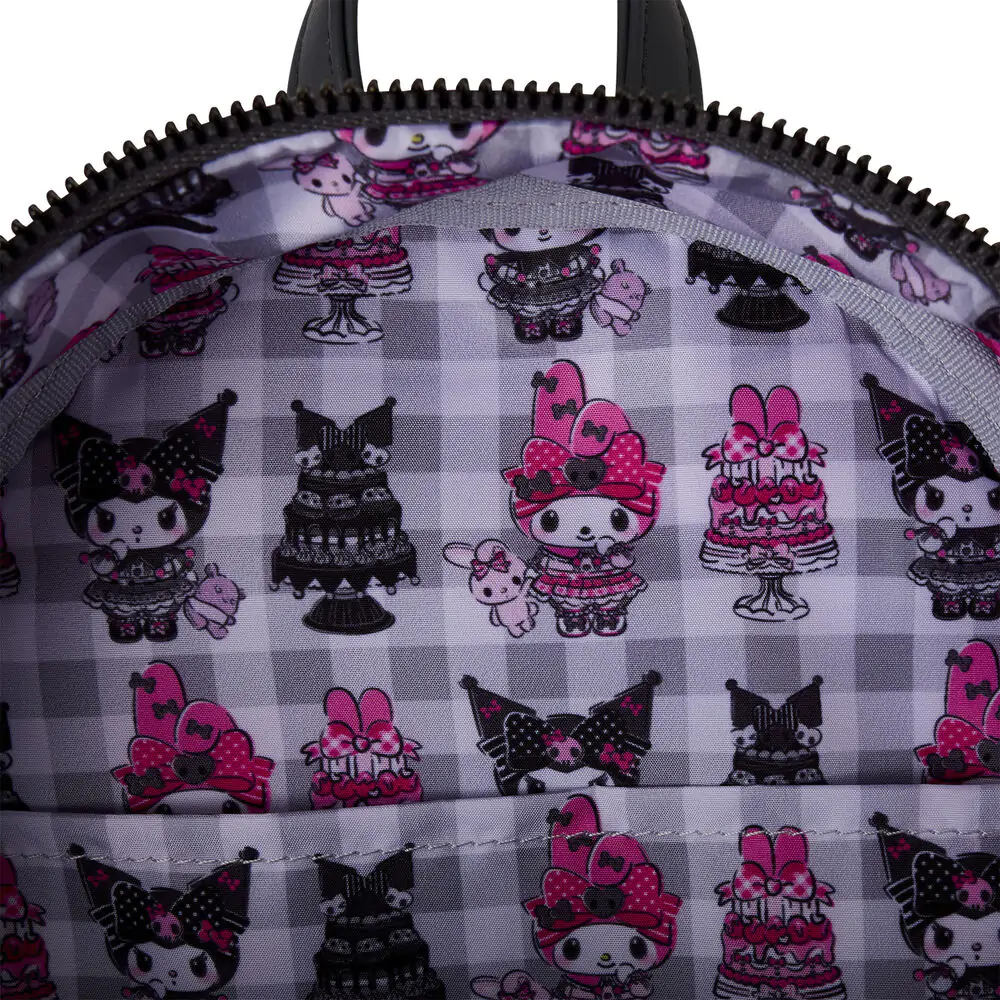 Loungefly Sanrio My Melody and Kuromi nahrbtnik 26 cm fotografija izdelka