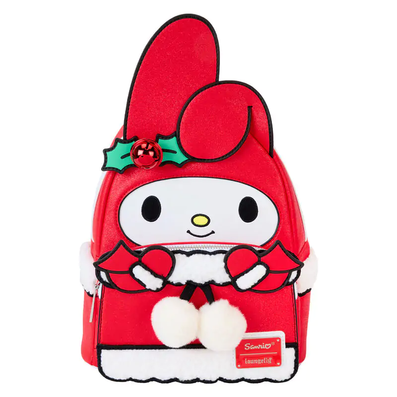 Loungefly Sanrio My Melody Winter Hello Kitty nahrbtnik 26 cm fotografija izdelka