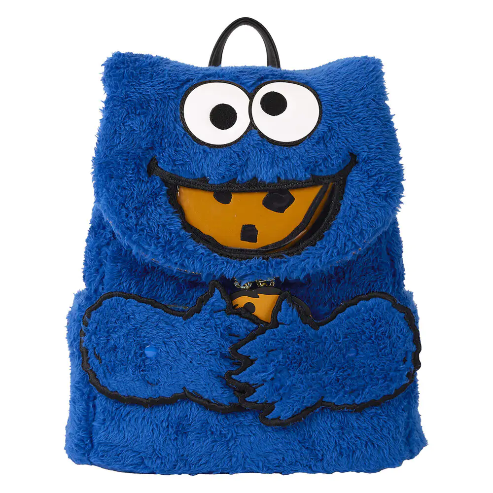 Loungefly Sesame Street Cookie Monster Plush nahrbtnik + denarnica fotografija izdelka