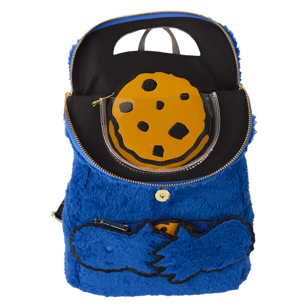 Loungefly Sesame Street Cookie Monster Plush nahrbtnik + denarnica fotografija izdelka