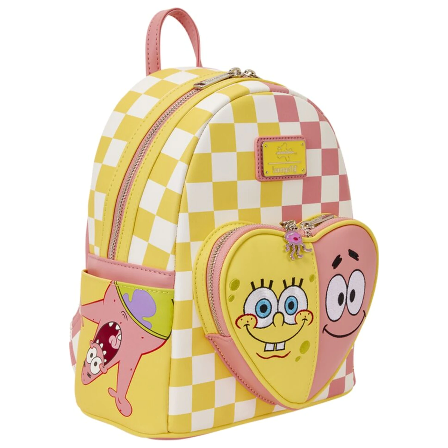 Loungefly SpongeBob SquarePants & Patrick Star Checkered nahrbtnik 26 cm fotografija izdelka