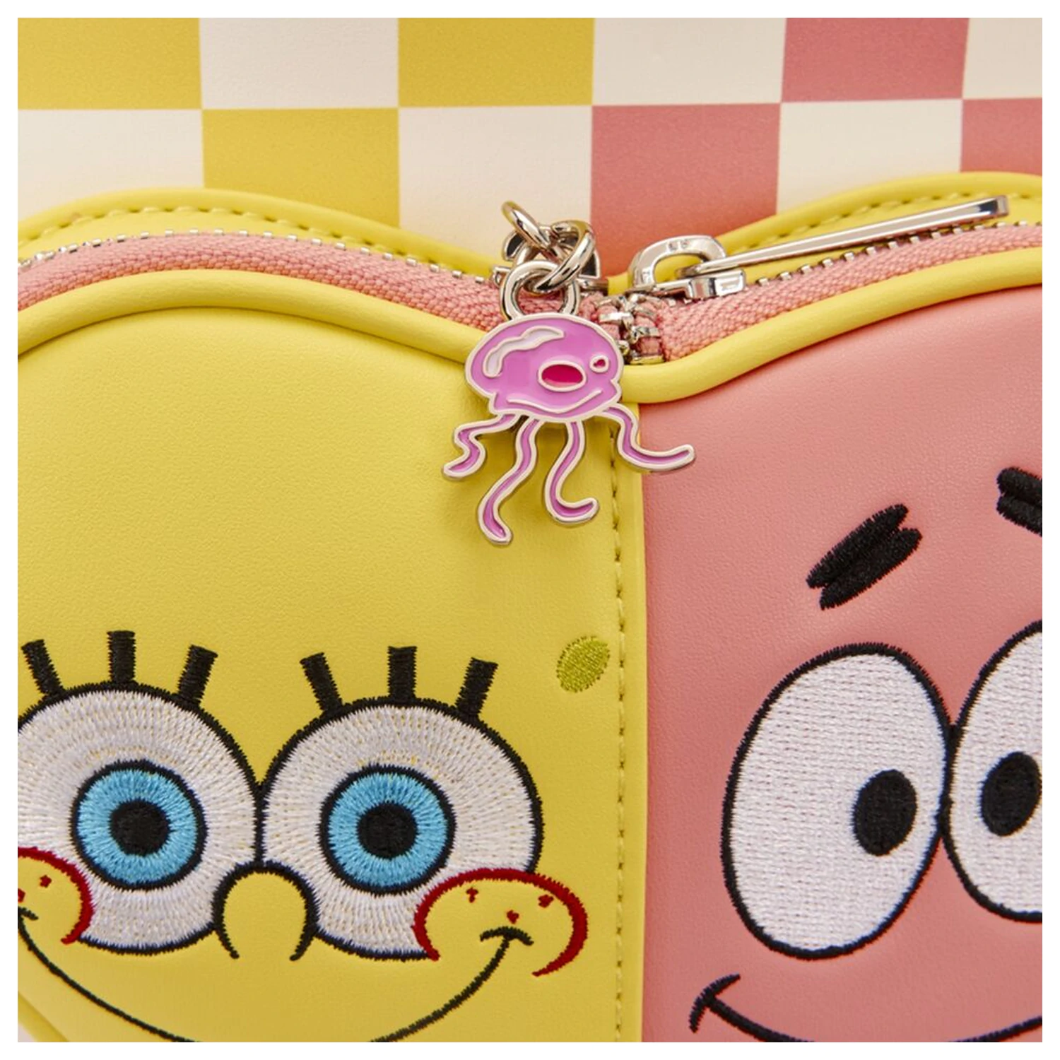 Loungefly SpongeBob SquarePants & Patrick Star Checkered nahrbtnik 26 cm fotografija izdelka