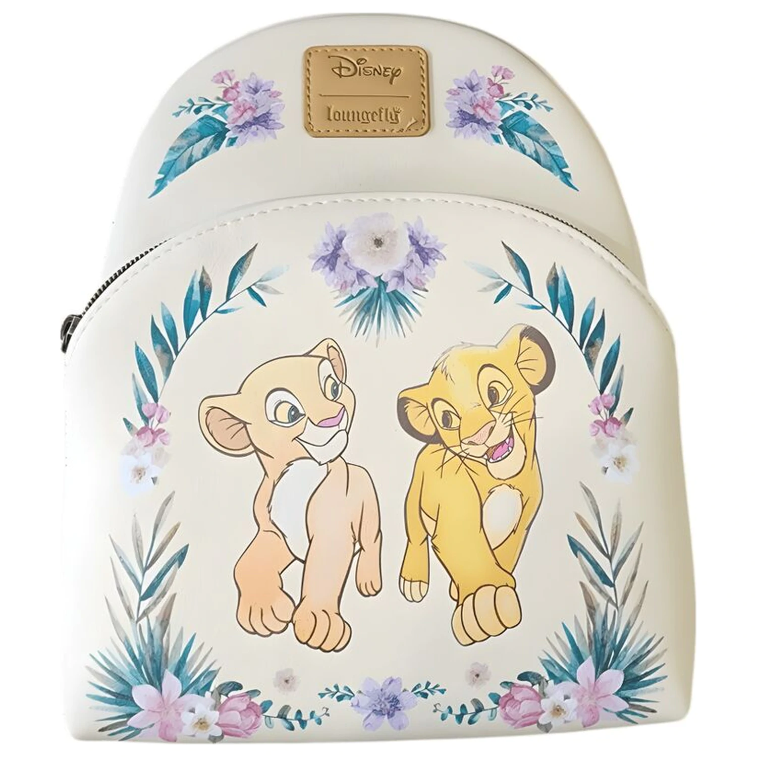 Loungefly Disney The Lion King Simba & Nala Floral nahrbtnik 26 cm fotografija izdelka