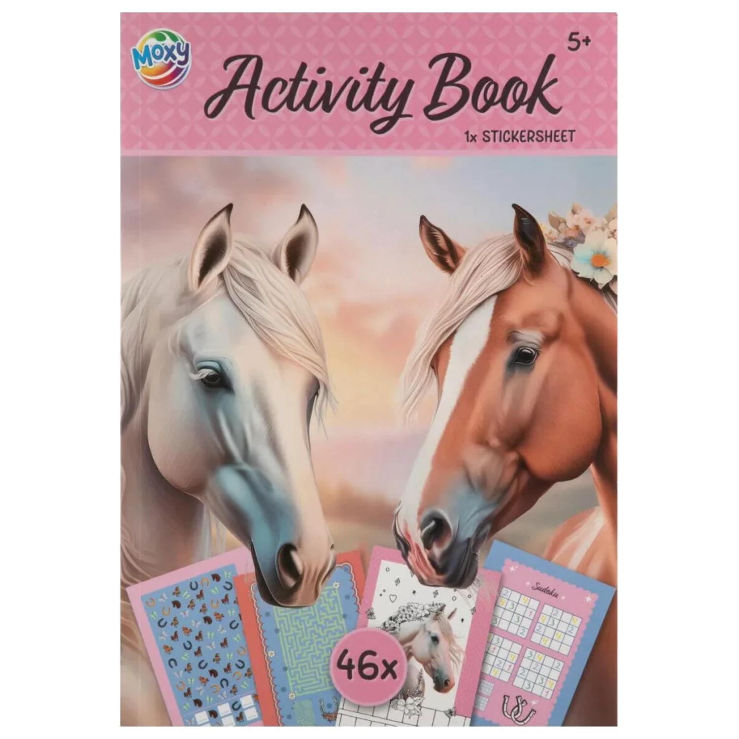Horseman's Horseshoe Activity Set, 46-stranska knjiga dejavnosti fotografija izdelka