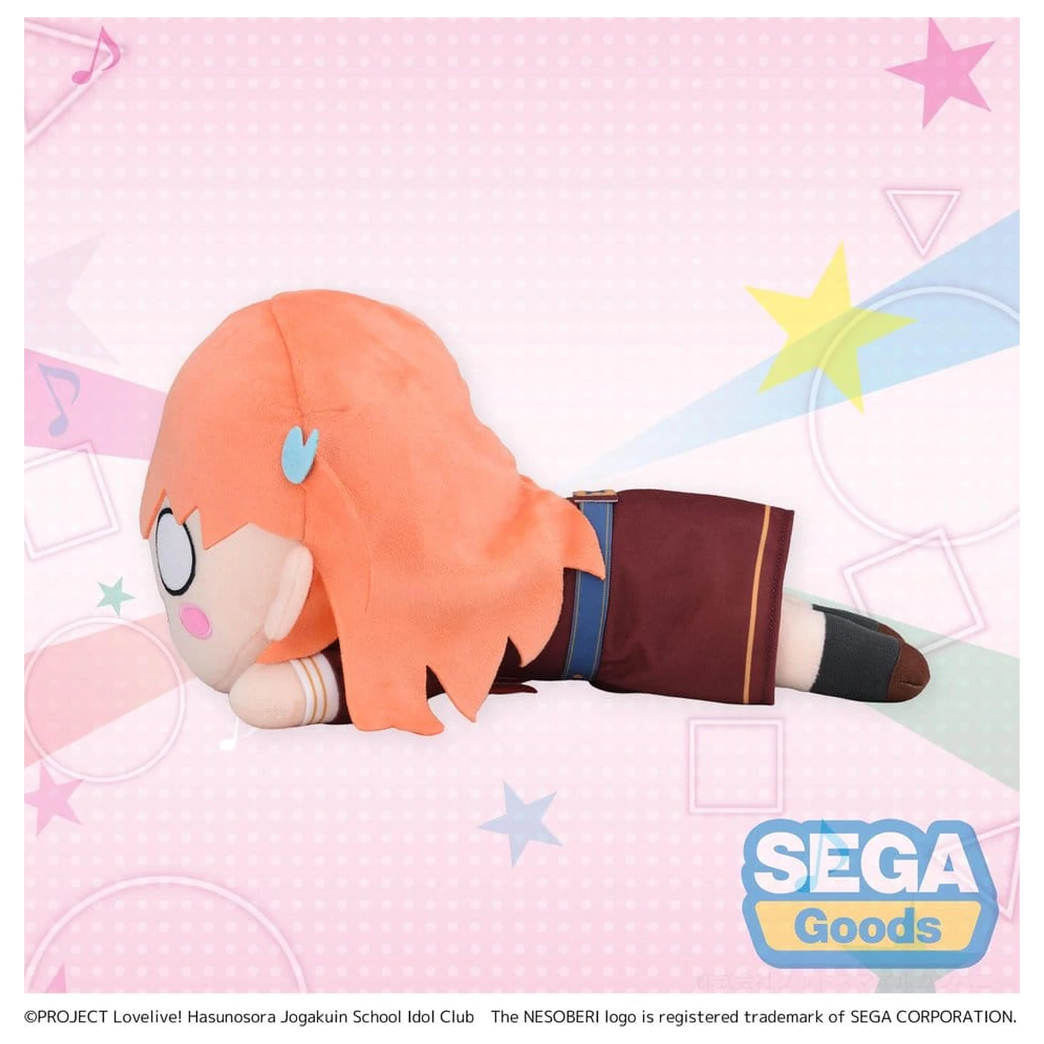 Love Live! Nesoberi (Ležeča) Plišasta figura Hinoshita Kaho Zimska uniforma (M) 16 cm fotografija izdelka