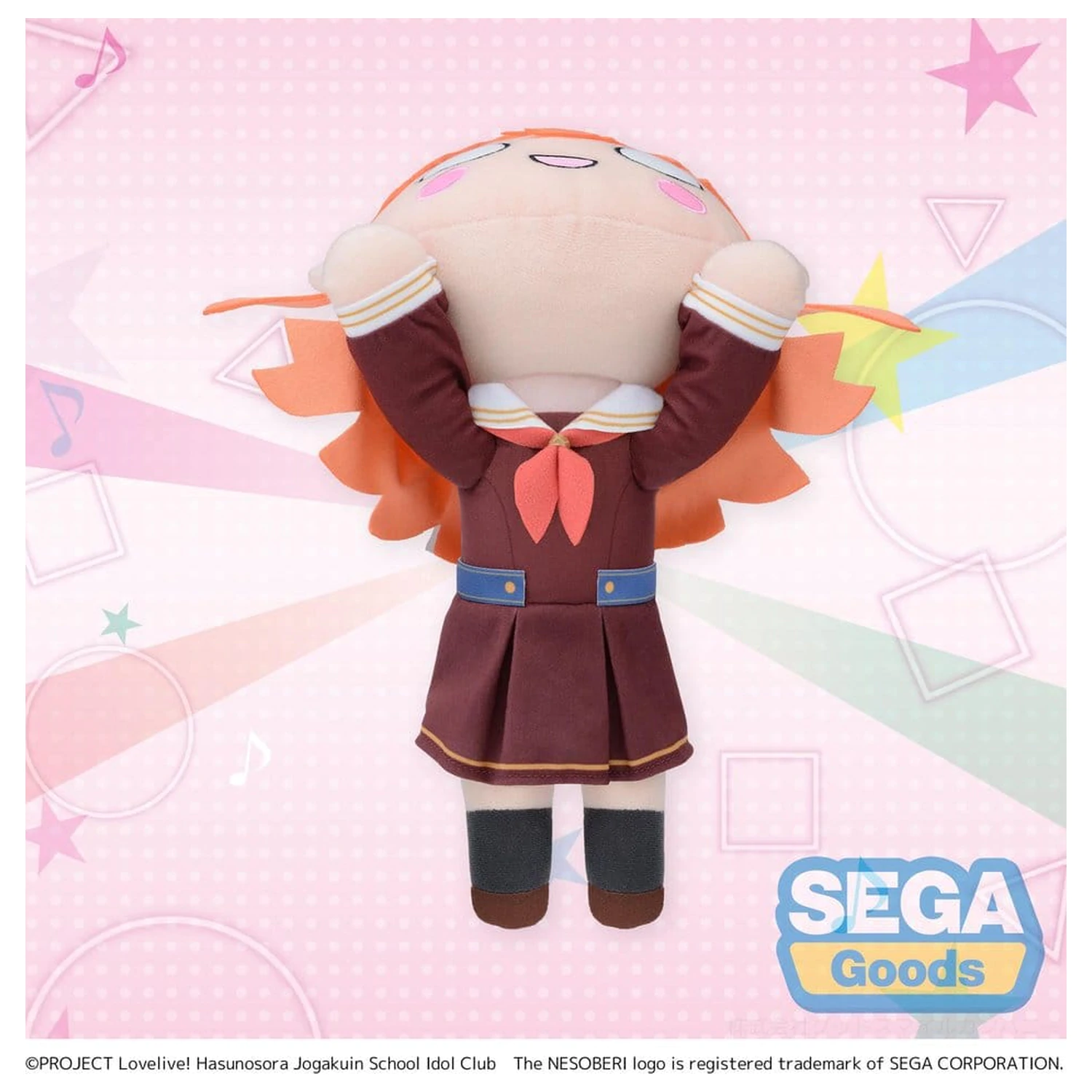 Love Live! Nesoberi (Ležeča) Plišasta figura Hinoshita Kaho Zimska uniforma (M) 16 cm fotografija izdelka