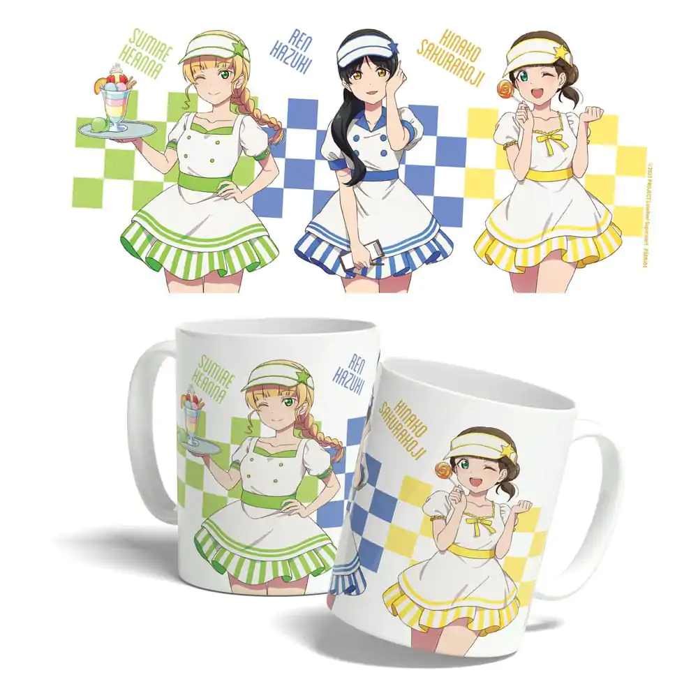 Love Live! Superstar!! Skodelica American Diner Sumire, Ren, Kinako 325 ml fotografija izdelka