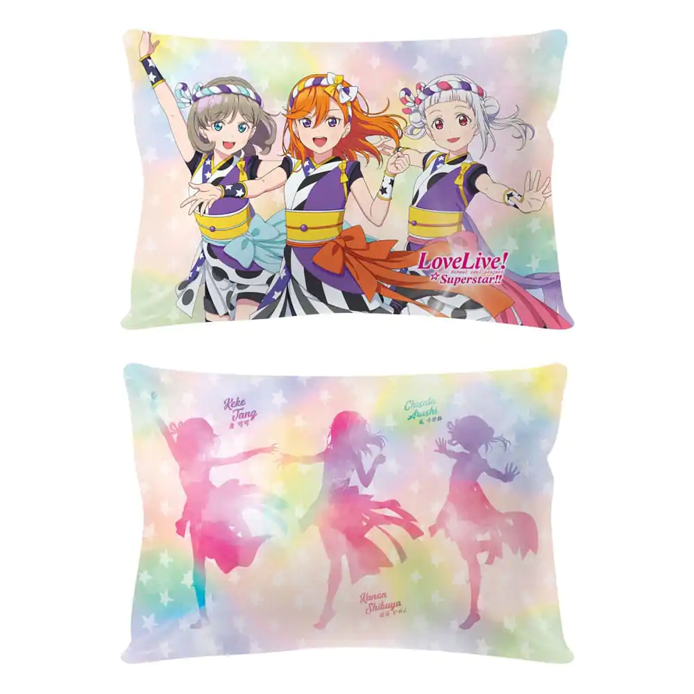 Love Live! Superstar!! Vzglavnik Kissen Keke, Kanon, Chisato 50 x 35 cm fotografija izdelka