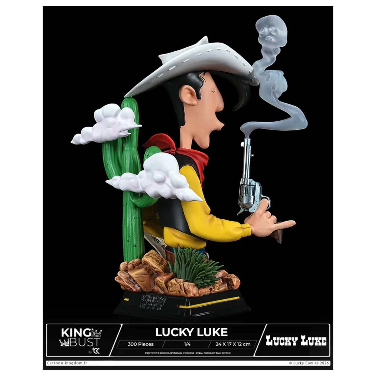 Lucky Luke King doprsni kip 1/4 24 cm fotografija izdelka