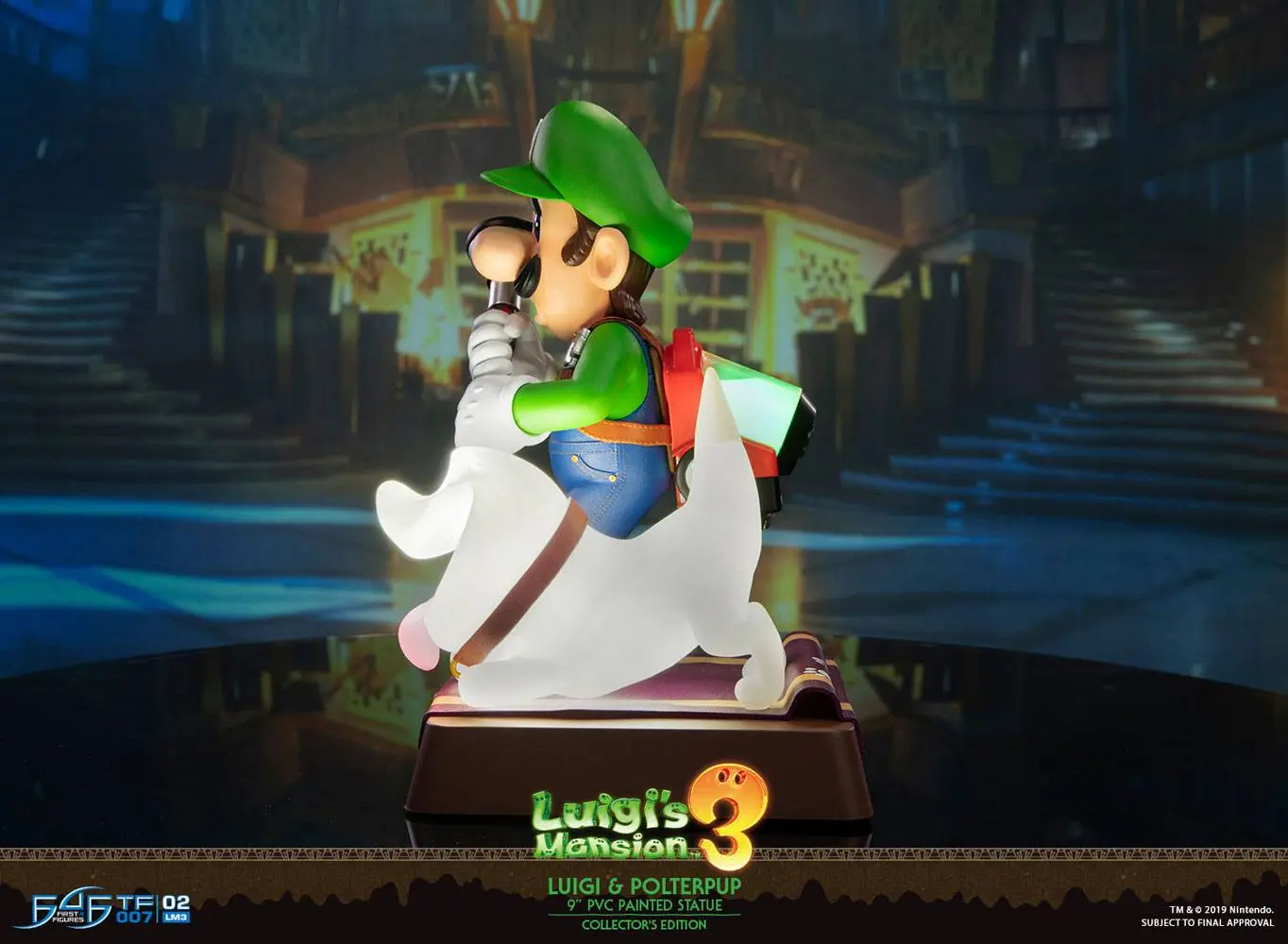 Luigi's Mansion 3 PVC kip Luigi & Polterpup Collector's Edition 23 cm fotografija izdelka