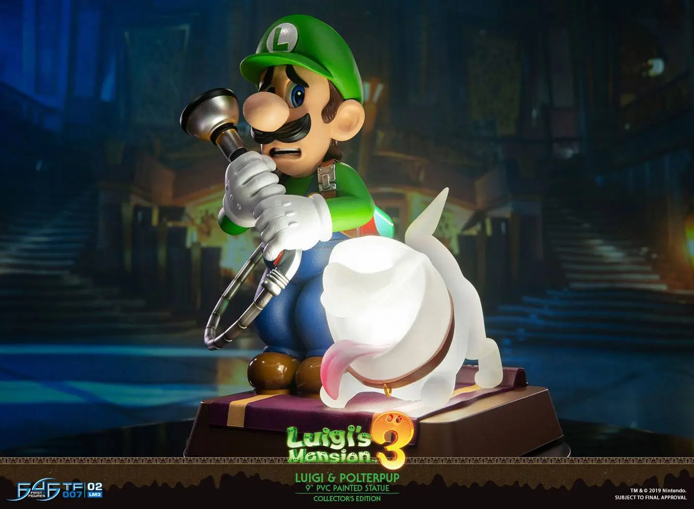 Luigi's Mansion 3 PVC kip Luigi & Polterpup Collector's Edition 23 cm fotografija izdelka