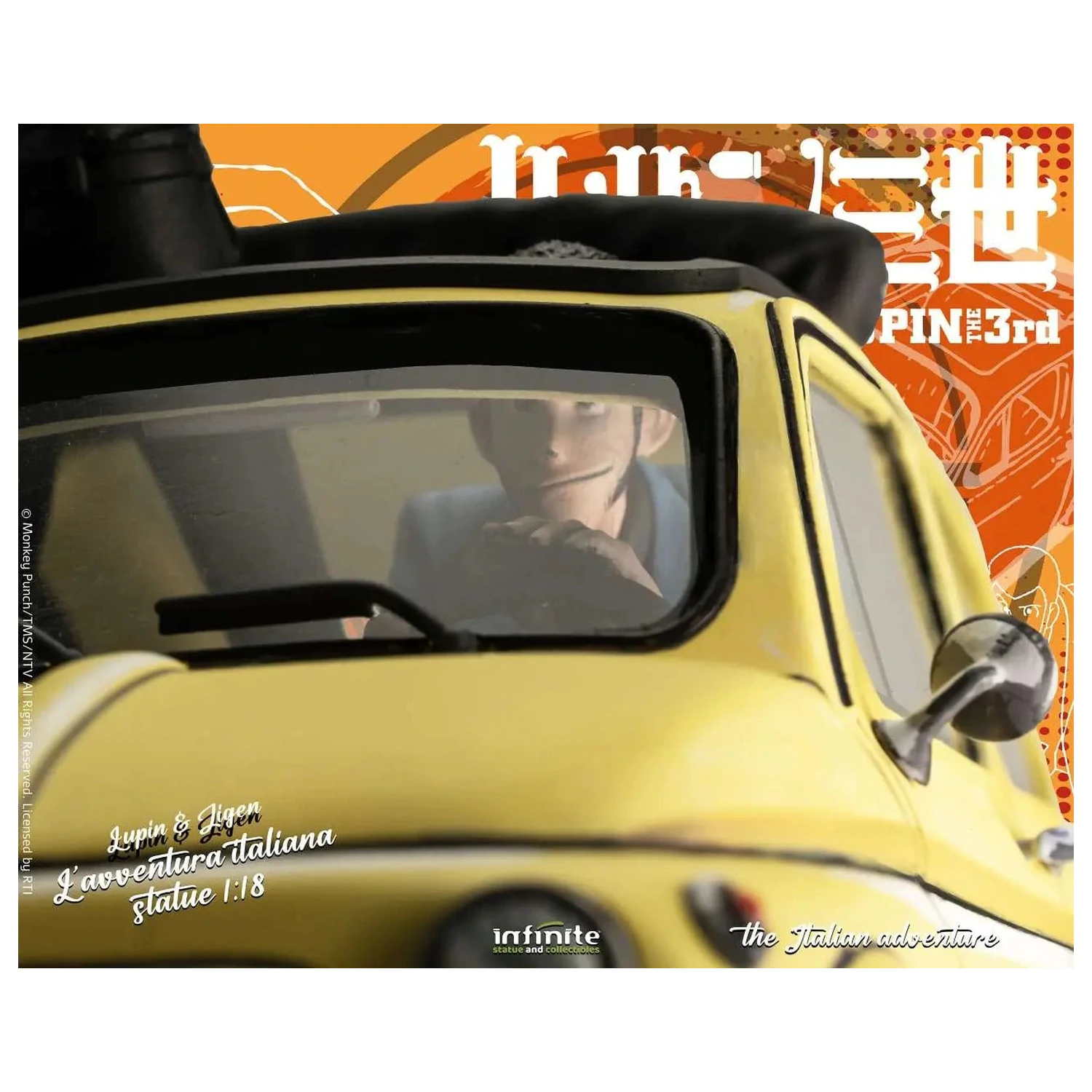 Lupin the 3rd The Italian Adventure Lupin Jigen Kip 1/18 14 cm fotografija izdelka