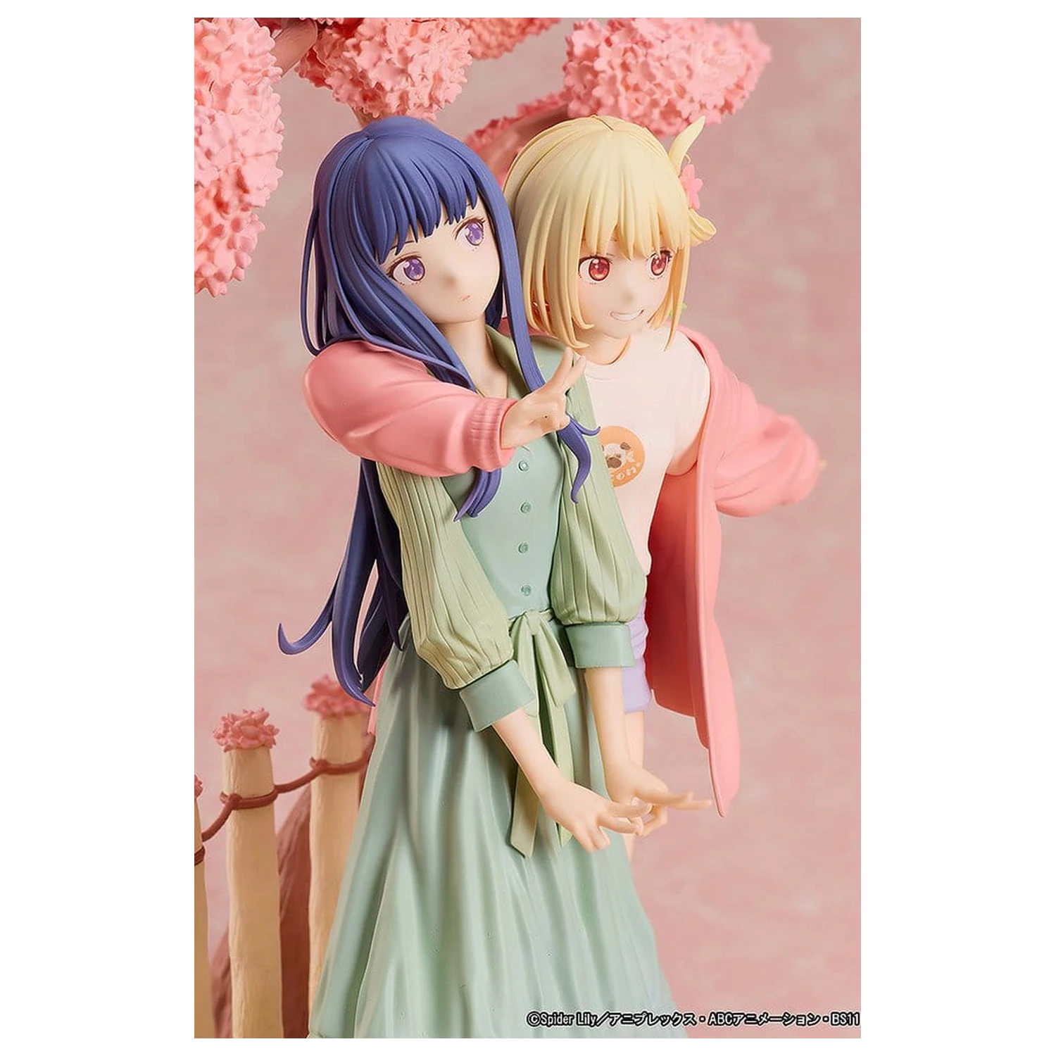 Lycoris Recoil PVC figure 2 kosa Chisato Nishikigi & Takina Inoue Spring Ver. 25 cm fotografija izdelka