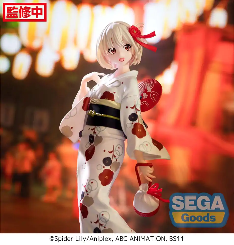 Lycoris Recoil Luminasta PVC kip Chisato Nishikigi Going out in a yukata 19 cm fotografija izdelka