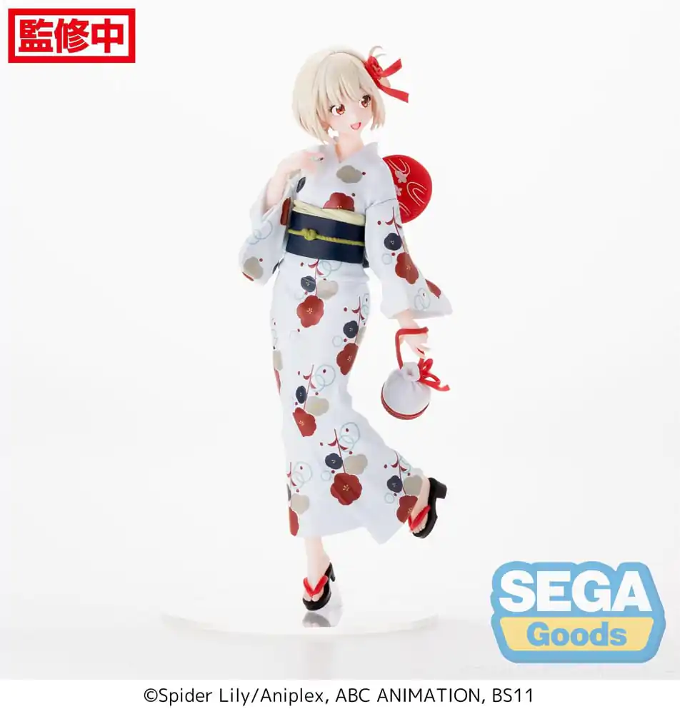 Lycoris Recoil Luminasta PVC kip Chisato Nishikigi Going out in a yukata 19 cm fotografija izdelka