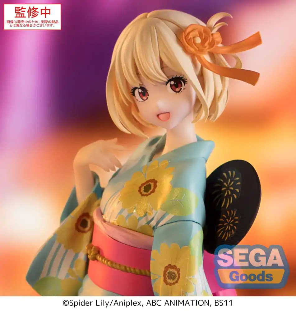Lycoris Recoil Luminasta PVC Kip Chisato Nishikigi Festival v Yukati 19 cm fotografija izdelka
