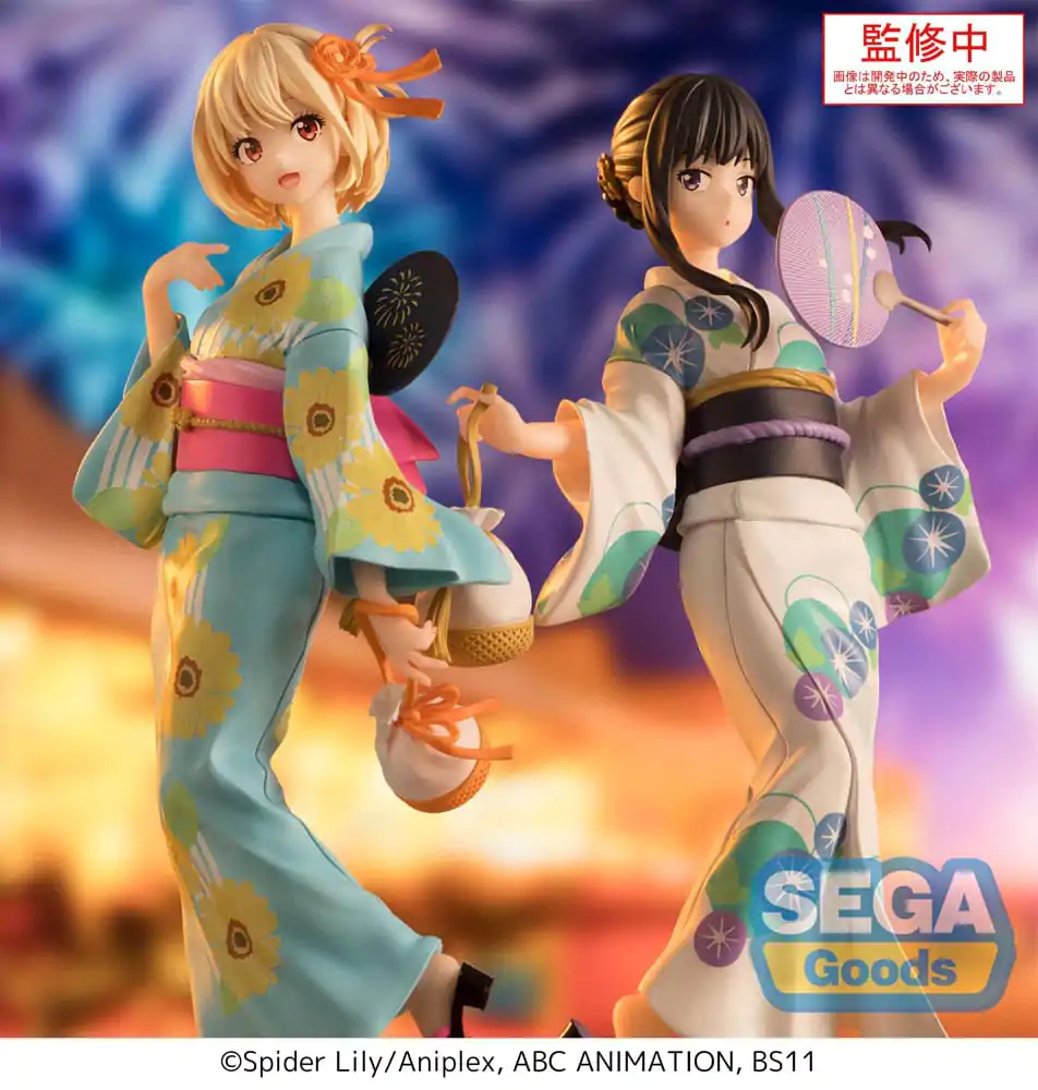 Lycoris Recoil Luminasta PVC Kip Chisato Nishikigi Festival v Yukati 19 cm fotografija izdelka