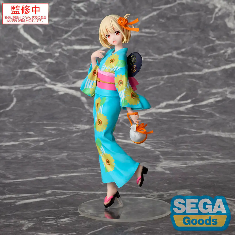 Lycoris Recoil Luminasta PVC Kip Chisato Nishikigi Festival v Yukati 19 cm fotografija izdelka