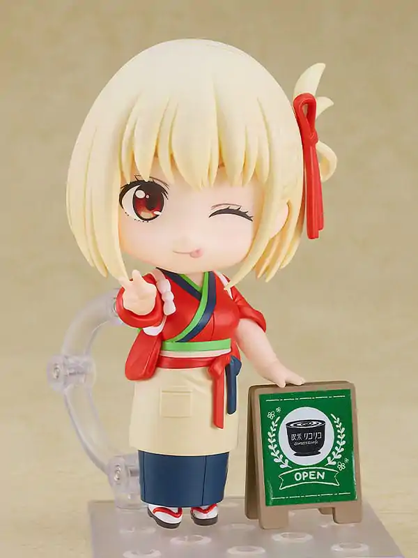 Lycoris Recoil Nendoroid akcijska figura Chisato Nishikigi: Cafe LycoReco Uniform Ver. 10 cm fotografija izdelka