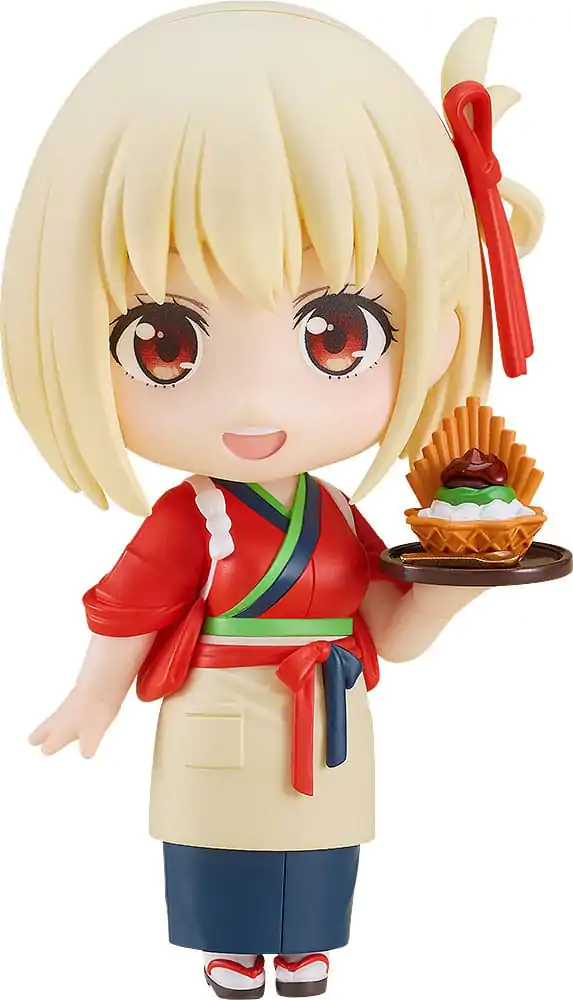 Lycoris Recoil Nendoroid akcijska figura Chisato Nishikigi: Cafe LycoReco Uniform Ver. 10 cm fotografija izdelka