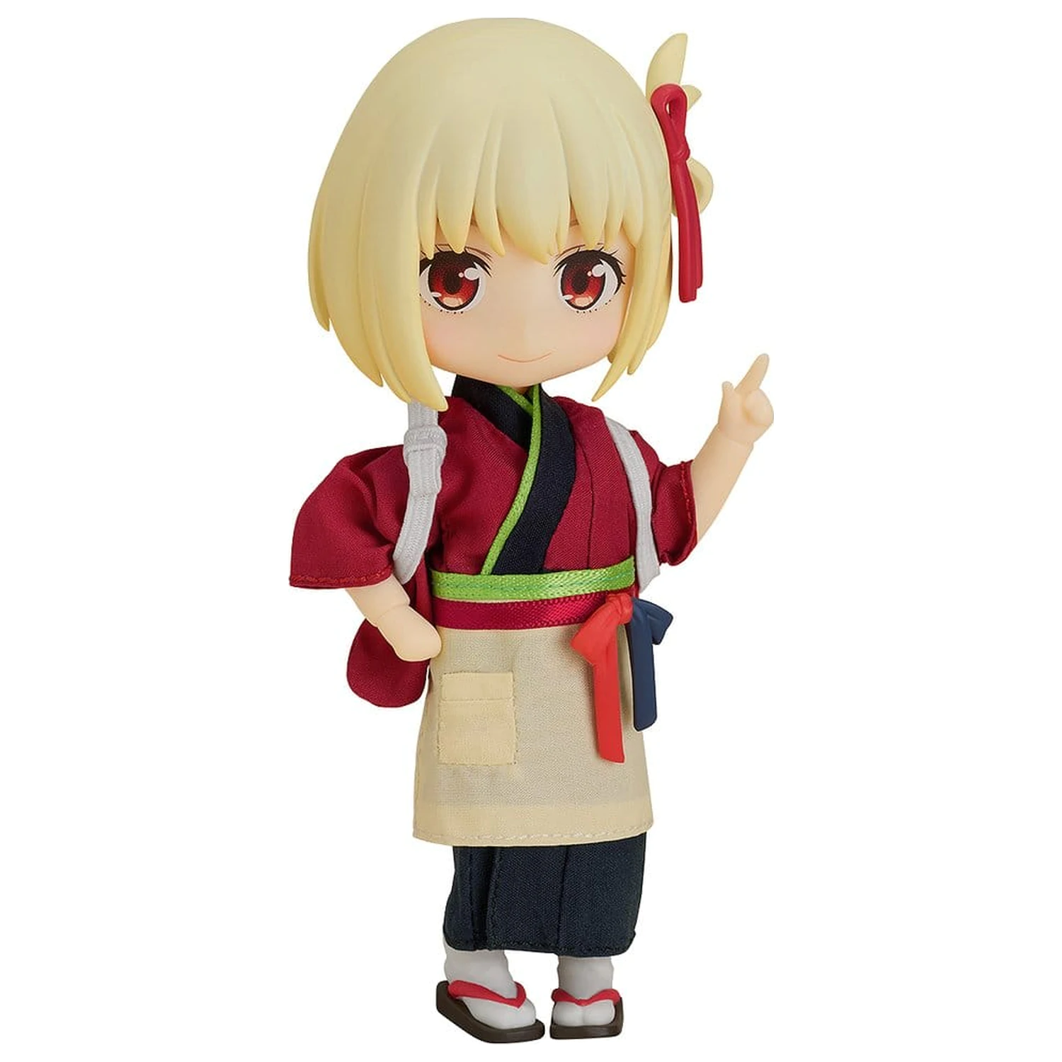 Lycoris Recoil Nendoroid punčka akcijska figura Chisato Nishikigi: Cafe LycoReco Uniform Ver. 14 cm fotografija izdelka