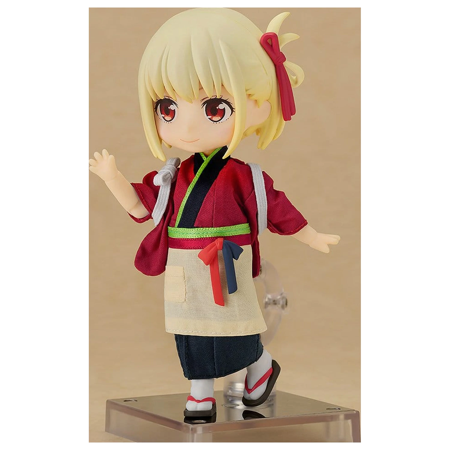 Lycoris Recoil Nendoroid punčka akcijska figura Chisato Nishikigi: Cafe LycoReco Uniform Ver. 14 cm fotografija izdelka