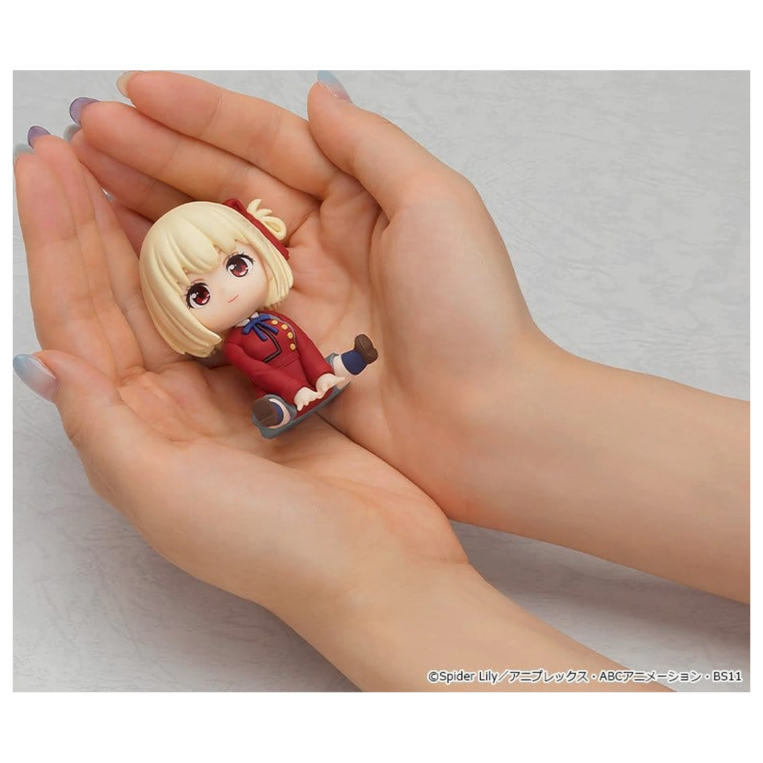 Lycoris Recoil Nendoroid Plus Gumijasta maskota Chisato Nishikigi 7 cm fotografija izdelka