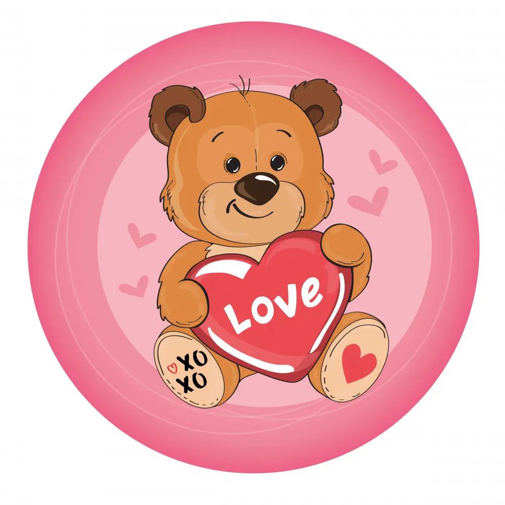 Teddy Bear oblazinjen okrasni vzglavnik, dekorativni blazina 36*36 cm fotografija izdelka