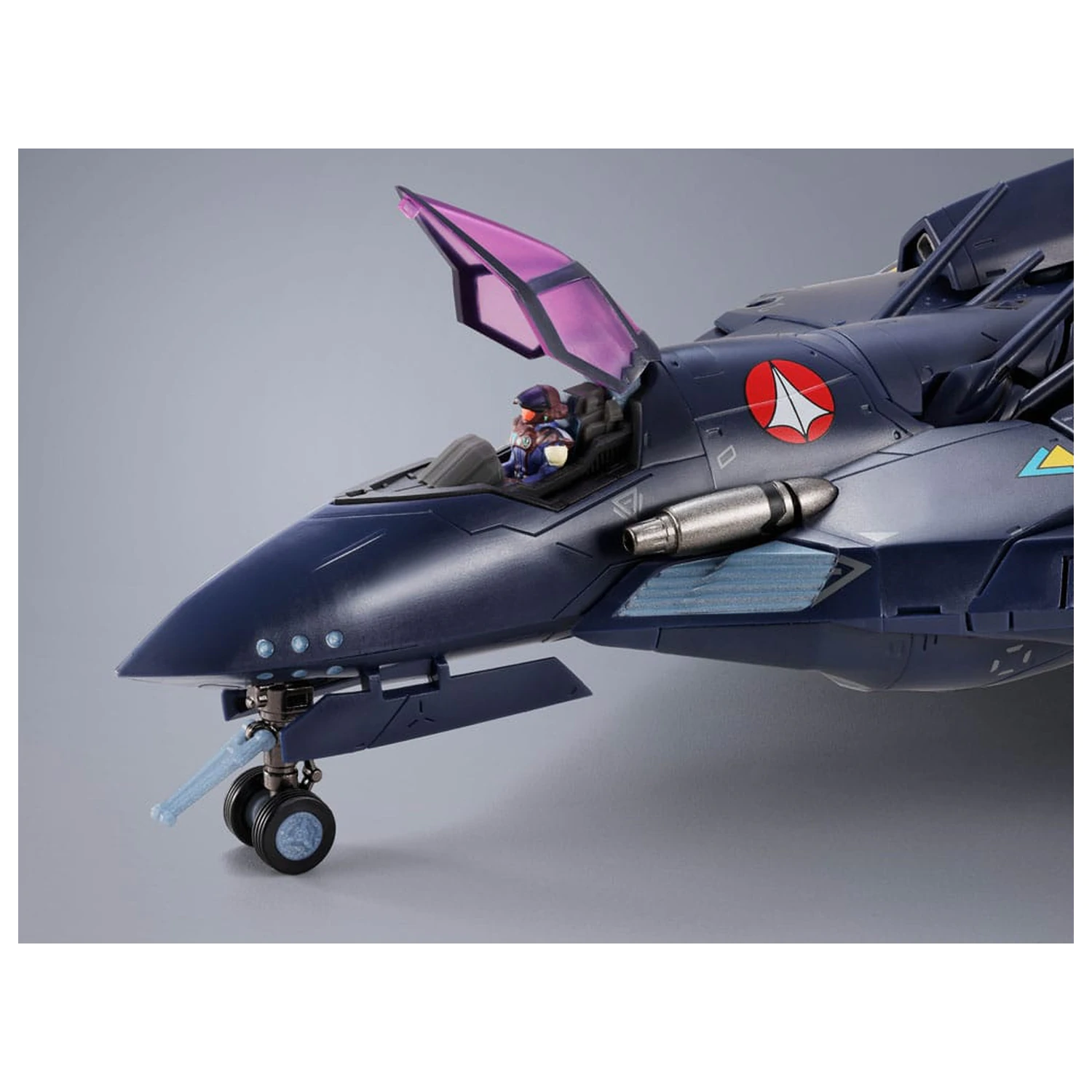 Macross 7 DX Chogokin figurica VF-17S Nightmare Stealthvalkyrie (Gamlin Kizaki use) 25 cm fotografija izdelka
