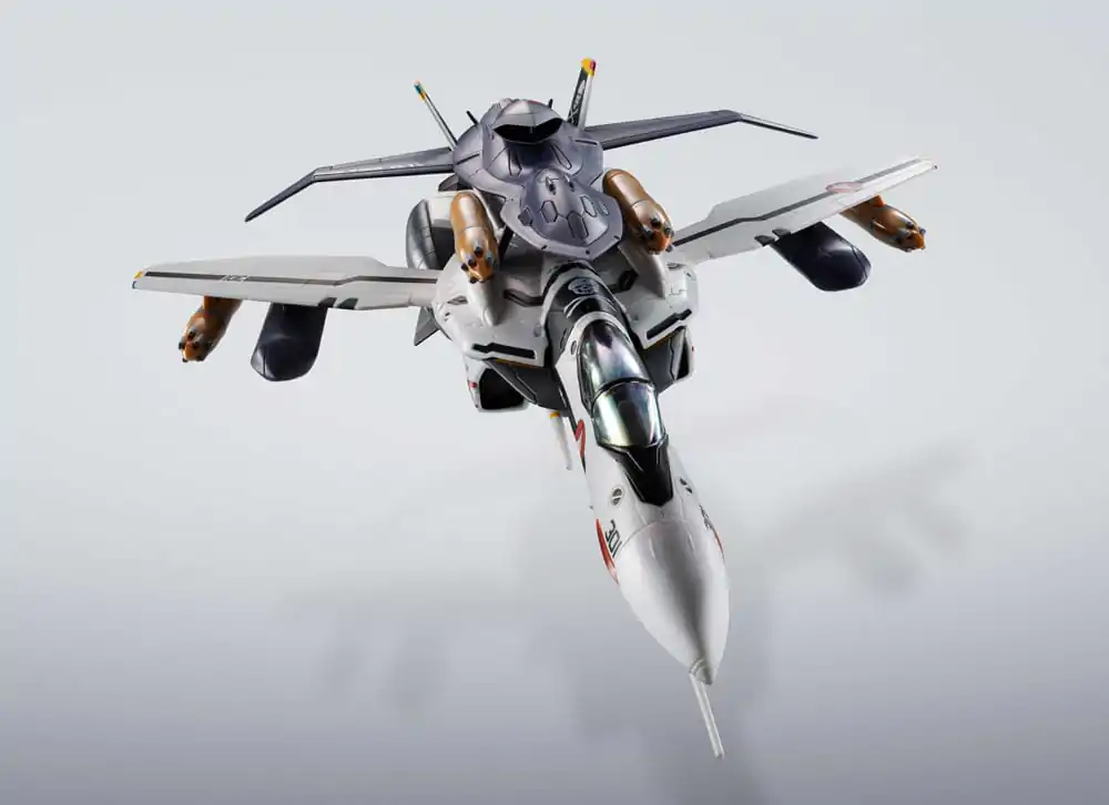 Macross 7 Hi-Metal R akcijska figura VF-0S Phoenix (Roy Focker Use) & QF-2200D-B Ghost komplet 14 cm fotografija izdelka