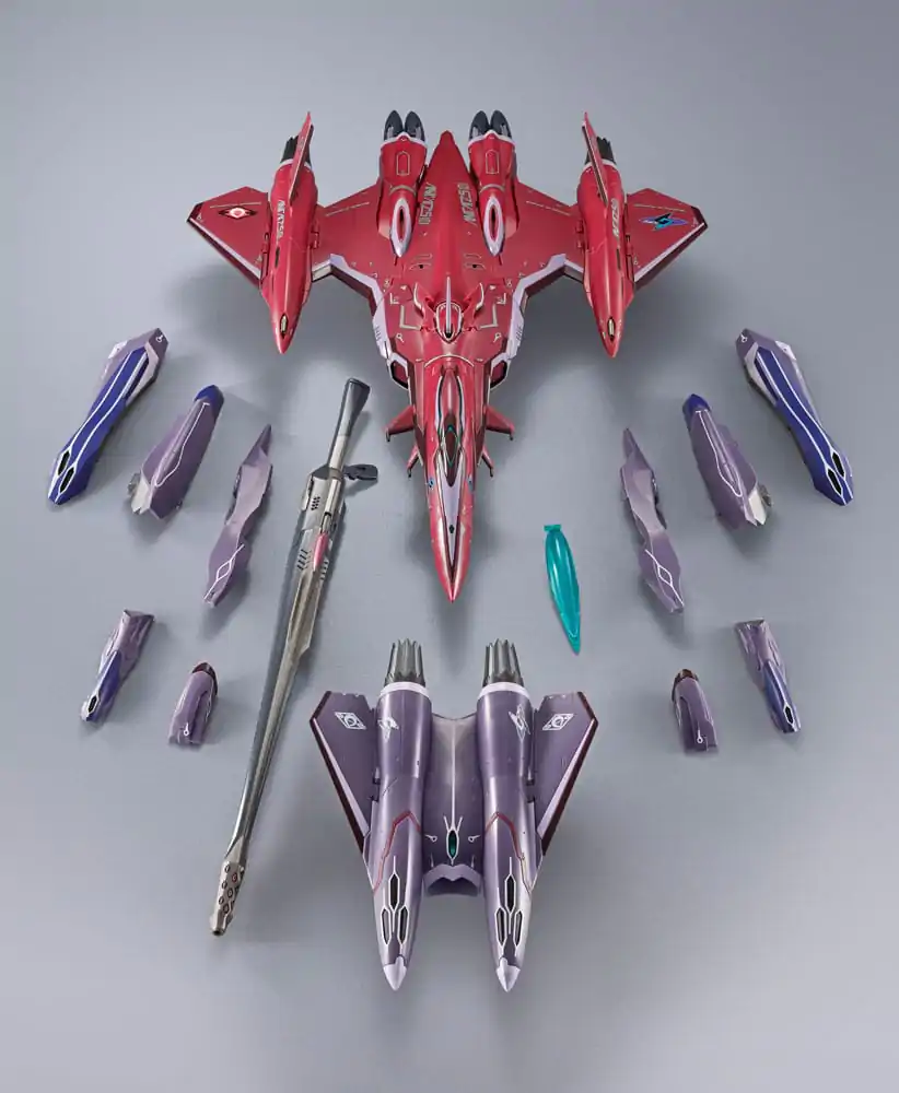 Macross Frontier DX Chogokin akcijska figura VF-27 Gamma SP Super Lucifer Valkyrie Brera Sterne use Revival Ver. 25 cm fotografija izdelka