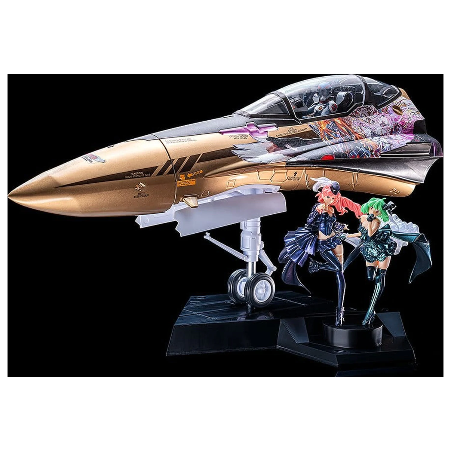 Macross Frontier Komplet plastičnih modelov PLAMAX MF-98: minimum factory Fighter Nose Collection YF-29 GALAXY SET 90 cm fotografija izdelka