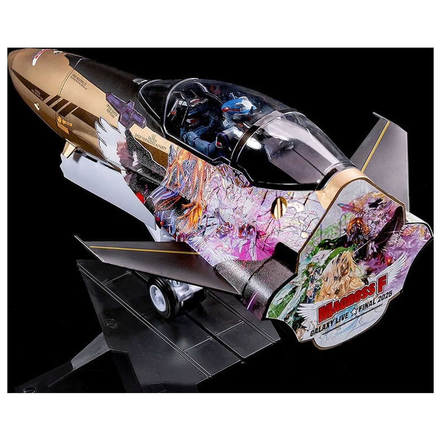 Macross Frontier Komplet plastičnih modelov PLAMAX MF-98: minimum factory Fighter Nose Collection YF-29 GALAXY SET 90 cm fotografija izdelka