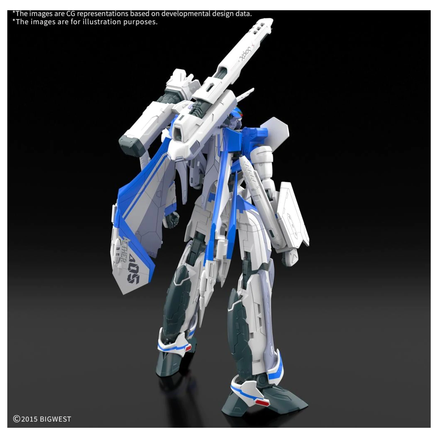 Macross HG 1/100 VF-31J Siegfried (Hayate Immelmann Uporaba) komplet modela fotografija izdelka