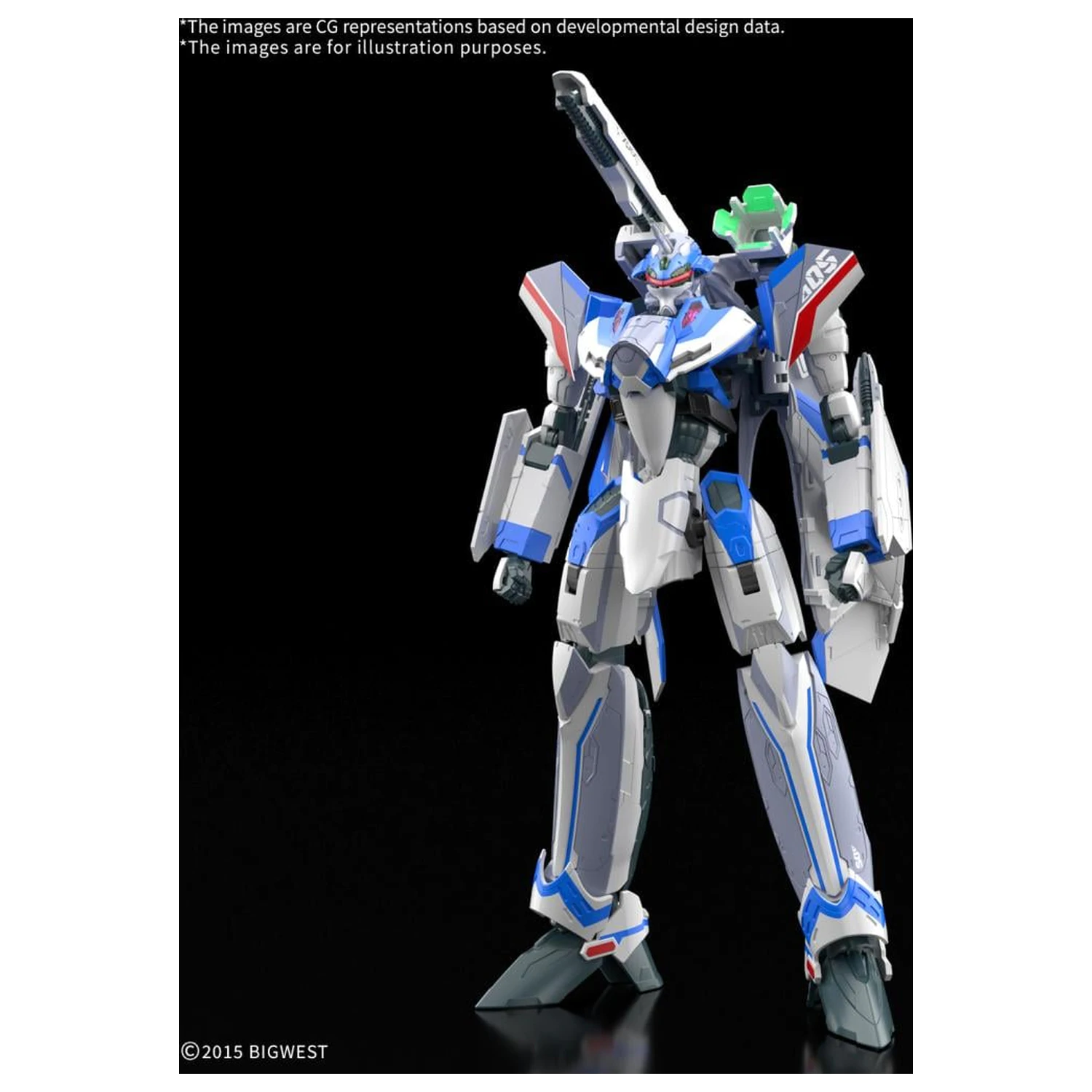 MACROSS HG 1/100 VF-31J Siegfried (Hayate Use) komplet za sestavo deluxe modela fotografija izdelka