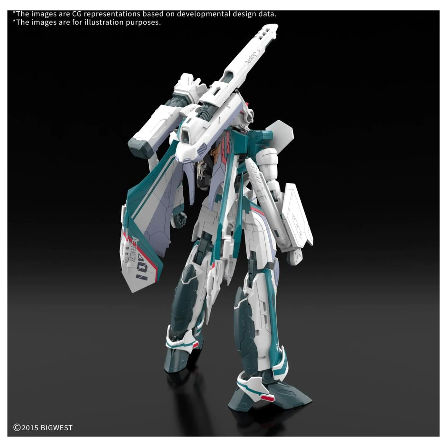 Macross HG 1/100 VF-31S Siegfried (Arad Moders Use) Model komplet fotografija izdelka