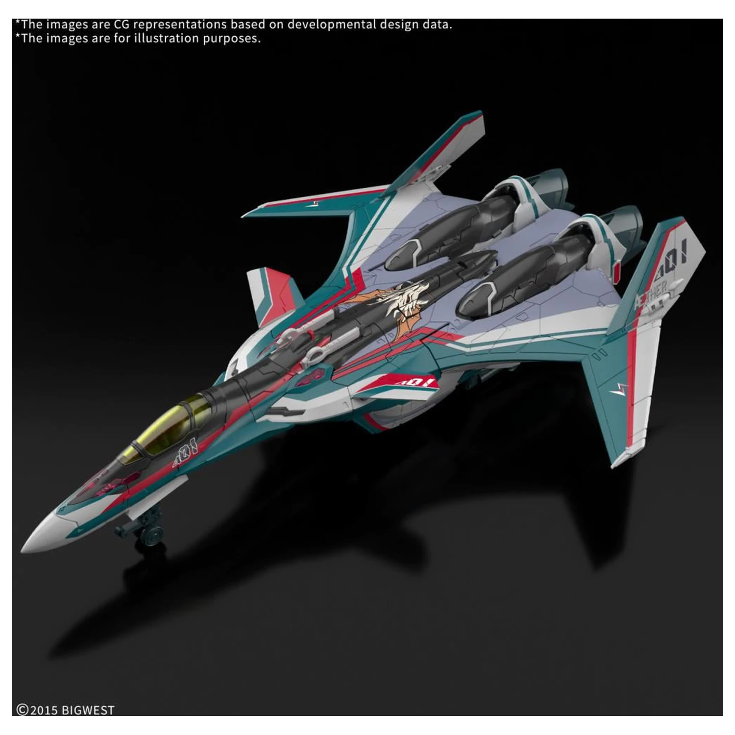 Macross HG 1/100 VF-31S Siegfried (Arad Moders Use) Model komplet fotografija izdelka